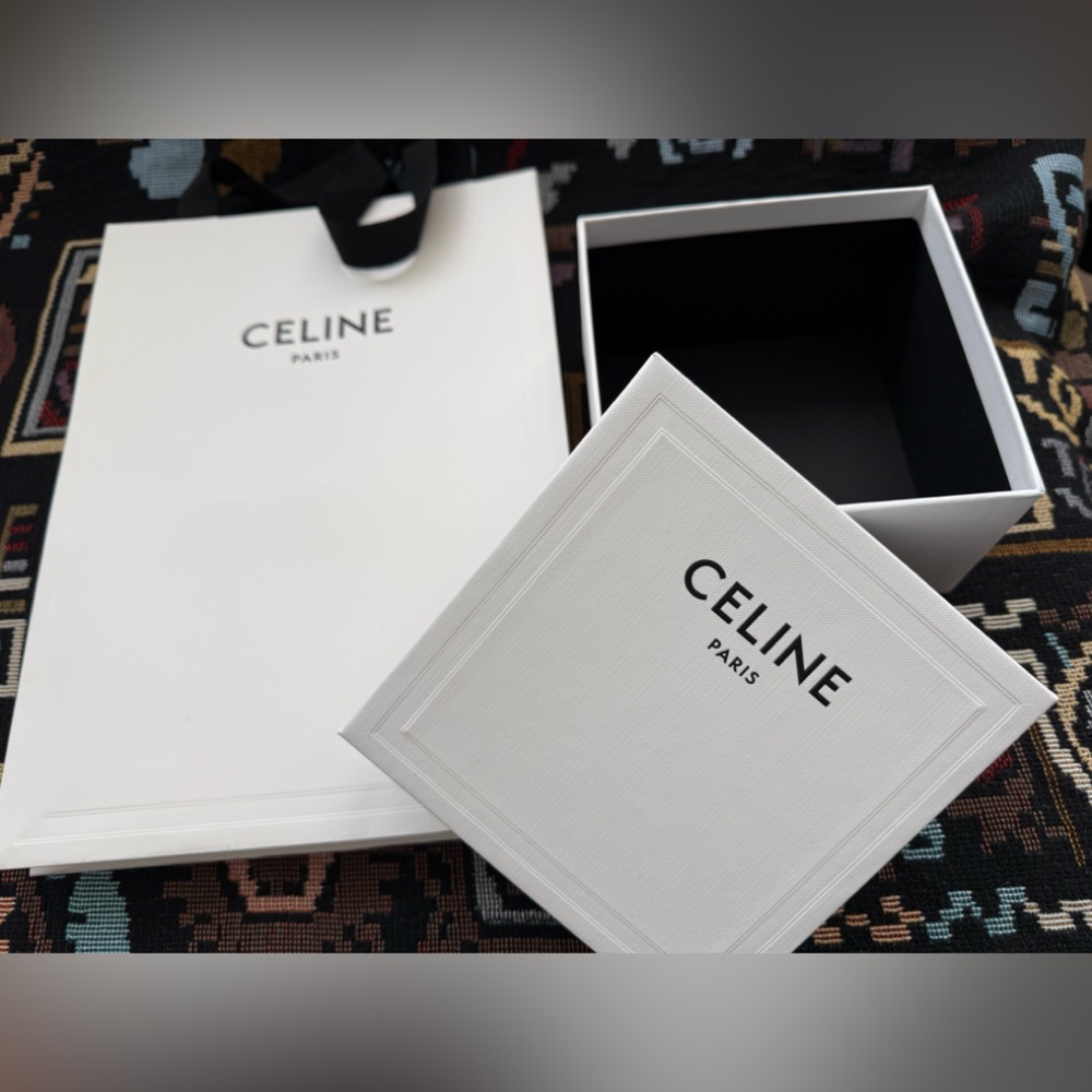 Celine Paris Paper Gift Bag + White Box Set
